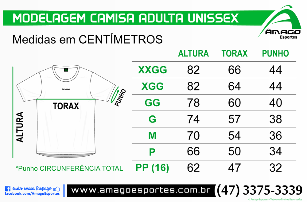 Modelagem Camisa Adulta Unissex (Copy)